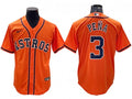 Jeremy Pena #3 Houston Astros Alternate Limited Cool Base Jersey - Orange