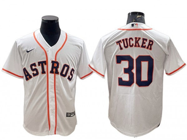 Kyle Tucker #30 Houston Astros Home Limited Cool Base Jersey - White