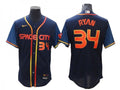 Nolan Ryan #34 Houston Astros 2022 City Connect Limited Flex Base Jersey - Navy