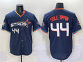 Still Tippin #44 Houston Astros 2025 City Connect Texas Patch Limited Jersey - Navy