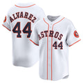 Yordan Alvarez #44 Houston Astros Home Limited Ba Player Jersey - White