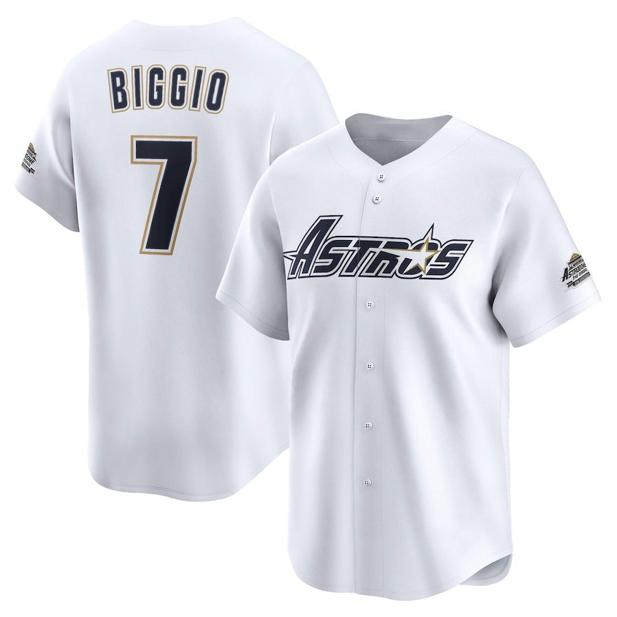 Craig Biggio #7 Houston Astros Throwback Cooperstown Limited Jersey