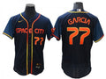 Luis Garcia #77 Houston Astros 2022 City Connect Limited Flex Base Jersey - Navy