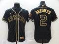 Alex Bregman #2 Houston Astros 2020 Limited Jersey - Black
