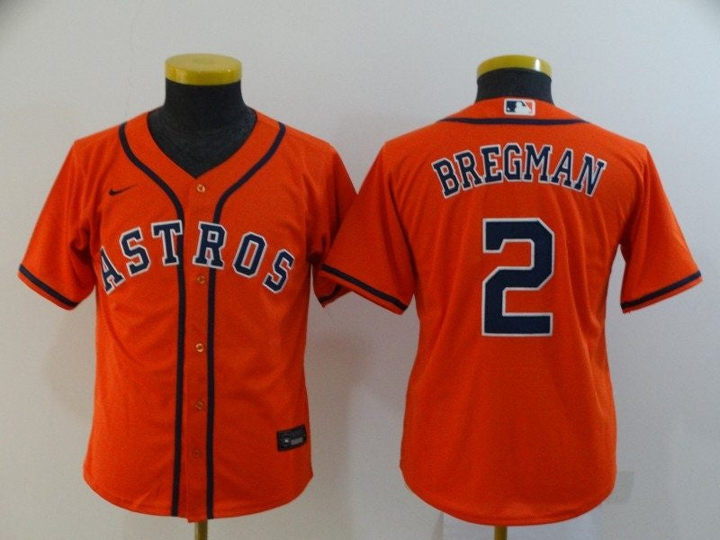 Alex Bregman #2 Houston Astros 2020 Limited Jersey - Orange