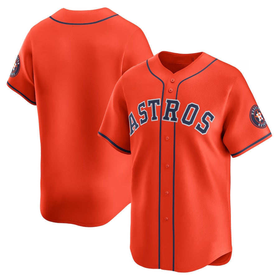 Houston Astros Alternate Baseball Limited Jersey - Orange