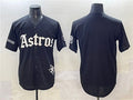 Houston Astros Blank Gothic 'Houston Born Barrio Raised' Limited Jersey - Black