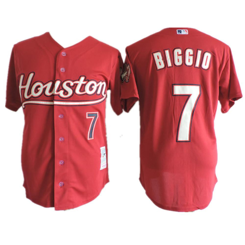 Craig Biggio #7 Houston Astros Limited Throwback Jersey - Red