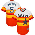 Jeff Bagwell #5 Houston Astros Throwback Pullover Limited Jersey - Orange