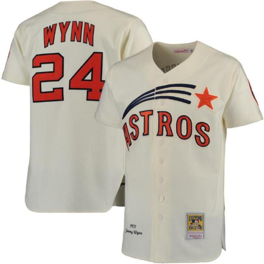 Jimmy Wynn Houston Astros 1971 Limited Throwback Jersey - Cream