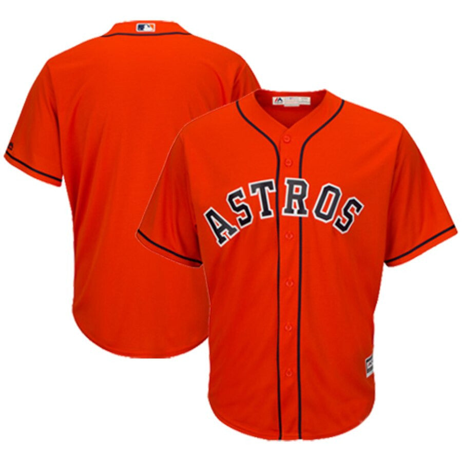 Houston Astros Majestic Limited Cool Base Jersey - Orange