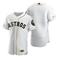 Houston Astros Brandedition White Gift Astros Fans Limited Jersey - Golden