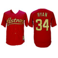 Nolan Ryan #34 Houston Astros 2002 Limited Throwback Jersey - Red