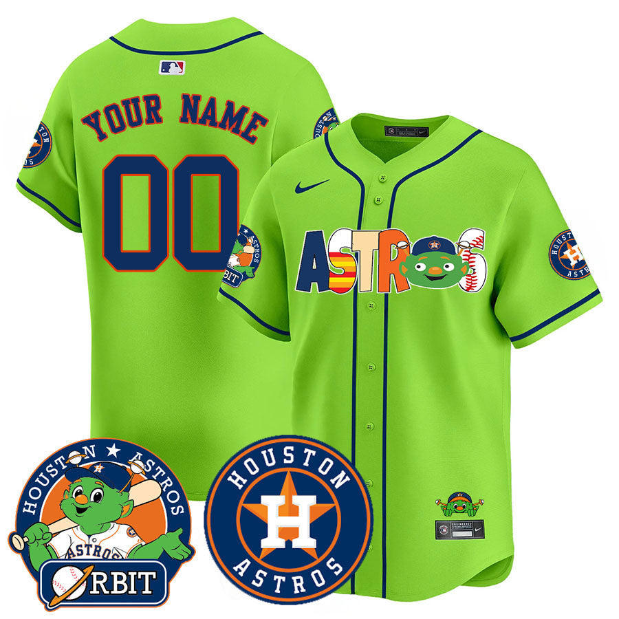 Houston Astros Orbit Vapor Premier Custom Jersey
