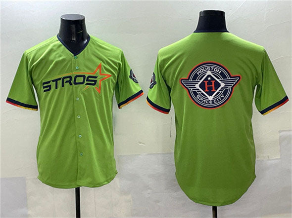 Houston Astros 2025 Team Big Logo City Connect Limited Baseball J Jersey - Green
