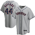 Yordan Alvarez #44 Houston Astros 2020 Light Limited Jersey - Grey