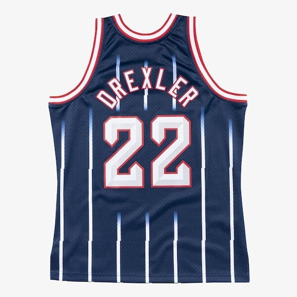 Houston Rockets Mitchell & Ness Swingman Jersey Road Clyde Drexler 1996-97