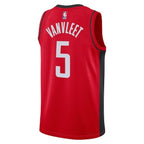 Houston Rockets Nike Icon Edition Swingman Jersey -  Red - Fred VanVleet - Unisex