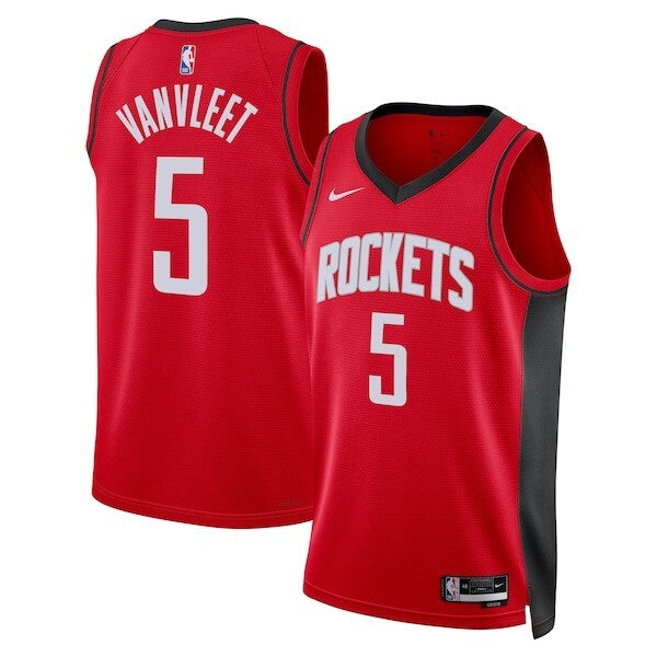 Houston Rockets Nike Icon Edition Swingman Jersey -  Red - Fred VanVleet - Unisex