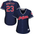 Michael Brantley #23 Cleveland Indians Womens Alternate Limited Jersey - Navy Blue