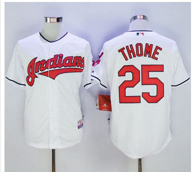 Jim Thome #25 Cleveland Indians Limited Cool Base Jersey - White