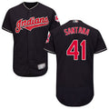 Carlos Santana #41 Cleveland Indians Flexbase Authentic Baseball Jersey - Navy Blue