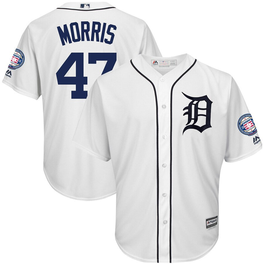 Jack Morris #47 Detroit Tigers Majestic Hall Of Fame Induction Patch Limited Cool Base Jersey - White