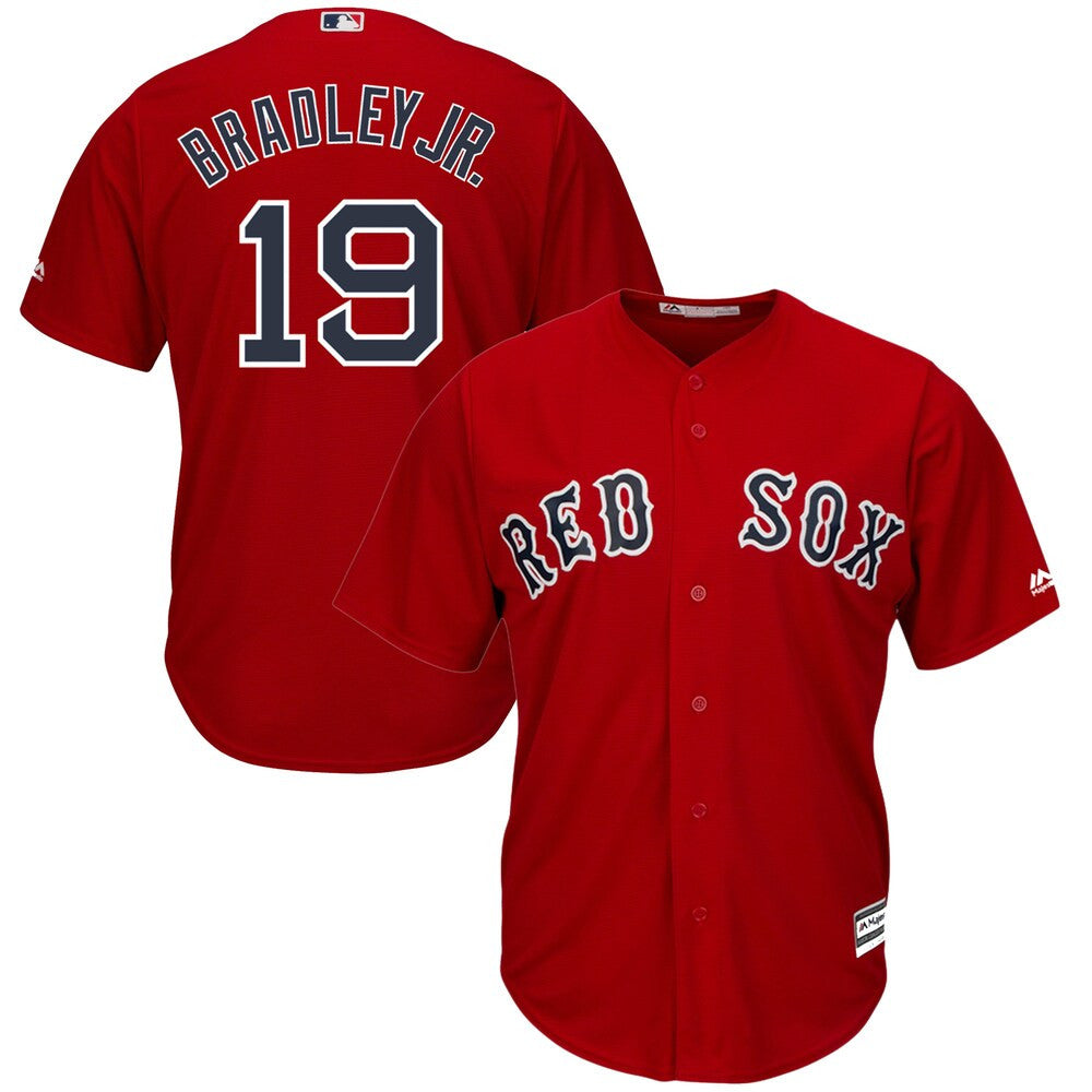 Jackie Bradley Jr Boston Red Sox Majestic Alternate Limited Cool Base Player Jersey - Scarlet