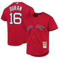 Jarren Duran #16 Boston Red Sox Throwback Cooperstown Limited Jersey - Red