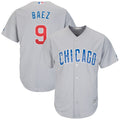 Javier Baez #9 Chicago Cubs Majestic Away Limited Cool Base Player Jersey - Gray