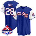 Puerto Rican #28 2025 Javier Bez Baseball All-Star Sleeves Limited Jersey - White