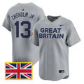 Jazz Chisholm Jr #13 2026 Team Great Britain World Limited Baseball Jersey