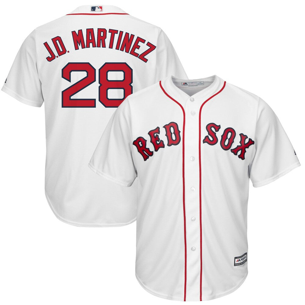 Jd Martinez #28 Boston Red Sox Majestic Limited Cool Base Player Jersey - White