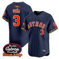 Jeremy Pena #3 Houston Astros Mexico Tejano Barrio Style Vapor Limited St Jersey