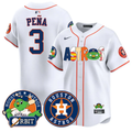 Jeremy Pena #3 Houston Astros Orbit Vapor Premier Limited Jersey - White
