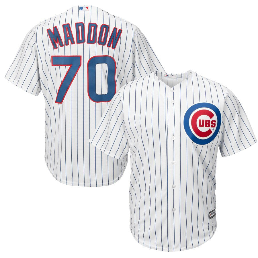 Joe Maddon #70 Chicago Cubs Majestic Limited Cool Base Player Jersey - White