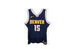 Nikola Jokic Autographed Denver Nuggets Nike Navy Jersey Beckett
