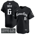 Jonathan India #6 Kansas City Royals Gothic Crown Edition Vapor Limited Jersey