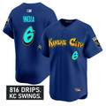 Jonathan India #6 Kansas City Royals Graffiti Crown Drop Limited Jersey - Royal