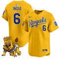 Jonathan India #6 Kansas City Royals Sluggerrr Patch Vapor Premier Limite Jersey