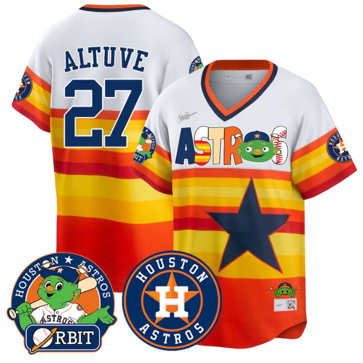 Jos Altuve #27 Houston Astros Orbit Vapor Premier Limited Jersey
