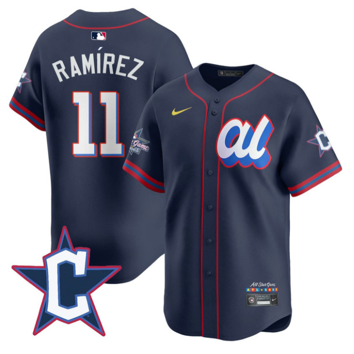 Jos Ramrez #11 American League 2025 All-Star Limited Jersey