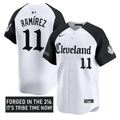 Jos Ramrez #11 Cleveland Indians Gothic Iron Edition Alternate Limited Jersey