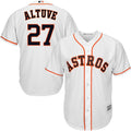 Jose Altuve #27 Houston Astros Majestic Big And Tall Limited Cool Base Player Jersey - White