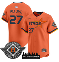 Jose Altuve #27 Houston Astros 2025 City Connect Limited Jersey - Orange