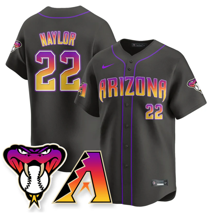 Josh Naylor #22 Arizona Diamondbacks 2025 City Connect Concept B Limited Jersey