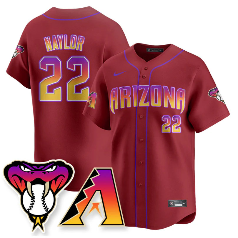 Josh Naylor #22 Arizona Diamondbacks 2025 City Connect Concept R Limited Jersey