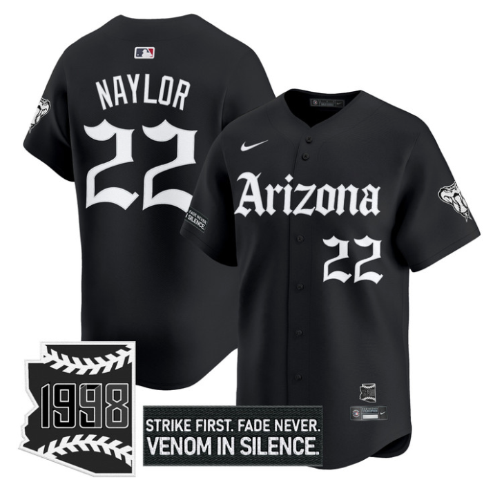 Josh Naylor #22 Arizona Diamondbacks Gothic Desert Fang Edition Limited Jersey
