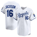 Bo Jackson #16 Kansas City Royals Home Limited Ba Player Jersey - White