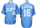 Light Blue #16 Kansas City Royals 1987 Bo Jackson Limited Throwback Jersey